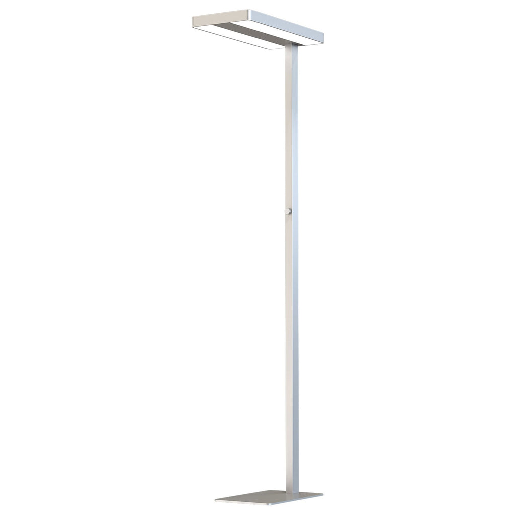 LED gulvlampe Office opp/ned dimbar sølv 80W 4000K bakside