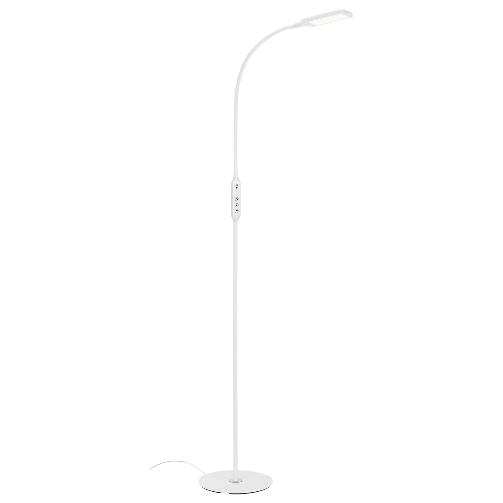 LED gulvlampe Office Remote dimbar CCT med fjernkontroll hvit detalj