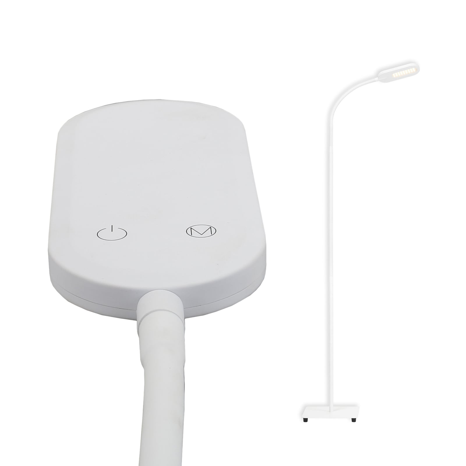 LED gulvlampe Office Step dimbar CCT hvit 158 cm lysmodus varm hvit