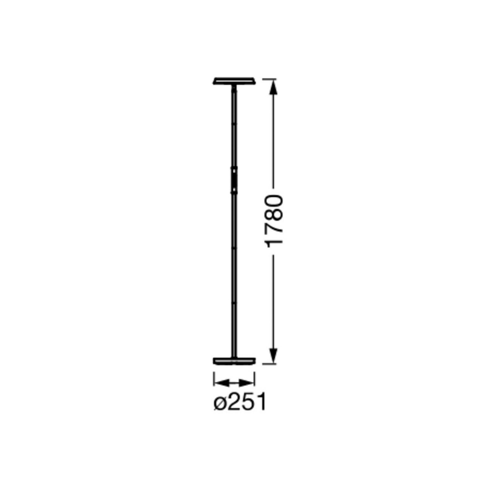 LED gulvlampe opp og ned svart RGB CCT dimbar 24W - OSRAM SMART+ bakside