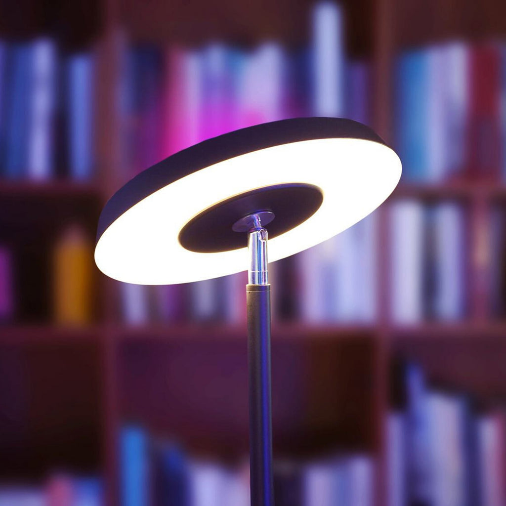 LED gulvlampe opp og ned svart RGB CCT dimbar 24W - OSRAM SMART+ nærbilde