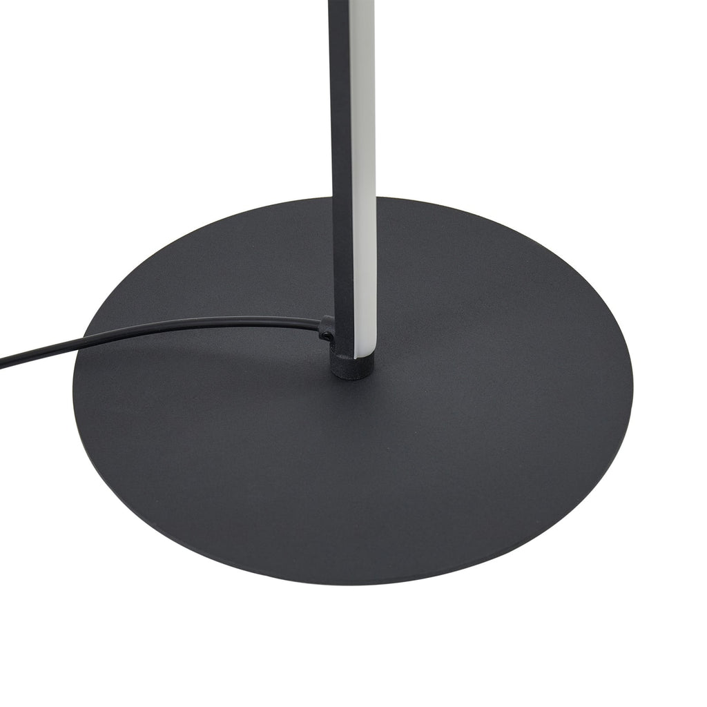 LED gulvlampe Pajaro svart CCT dimbar 130 cm med kabelbryter