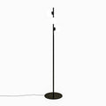 LED gulvlampe Perlina 3-lys stål svart 170 cm CCT forfra