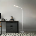 LED gulvlampe Pivaz justerbar dimbar hvit forfra