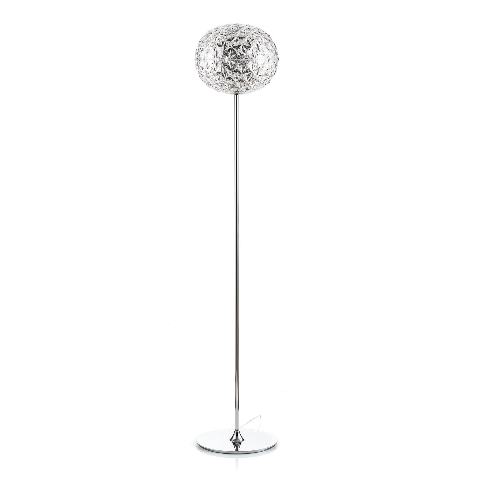 Detalj av LED gulvlampe Planet krystallklar dimbar