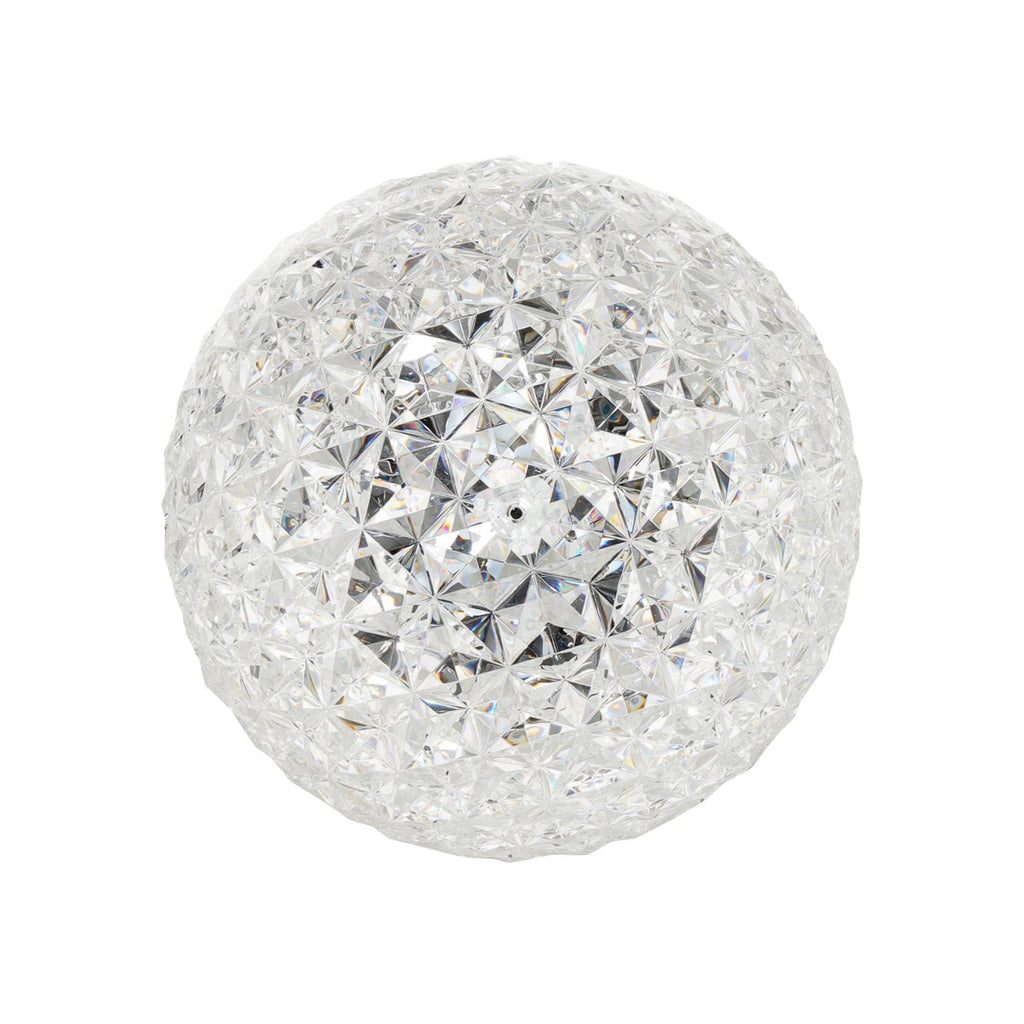 LED gulvlampe Planet krystallklar dimbar montert i rom