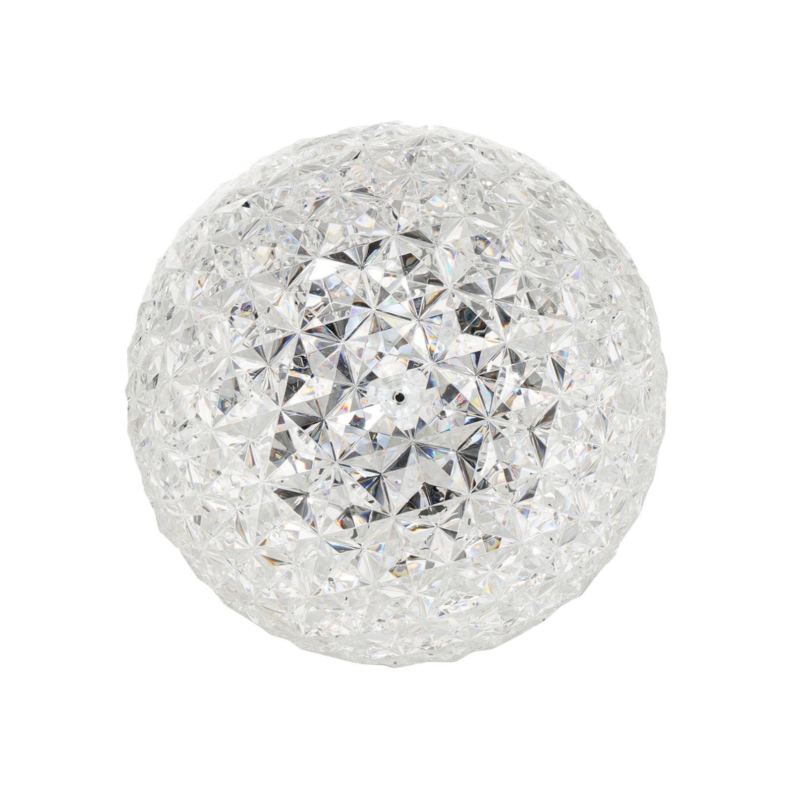 LED gulvlampe Planet krystallklar dimbar montert i rom