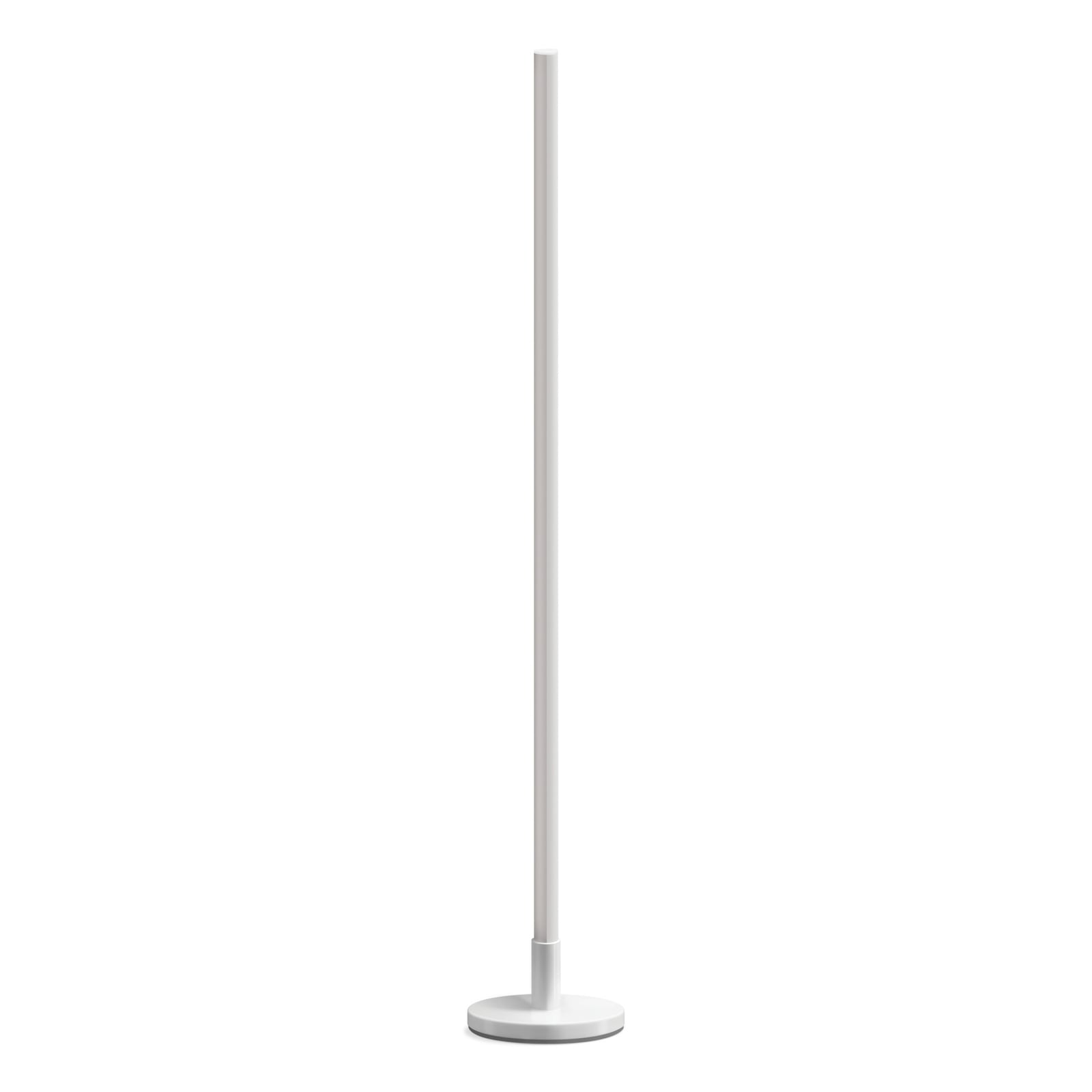 LED gulvlampe Pole dimbar RGB WiFi hvit detalj av lysarmatur