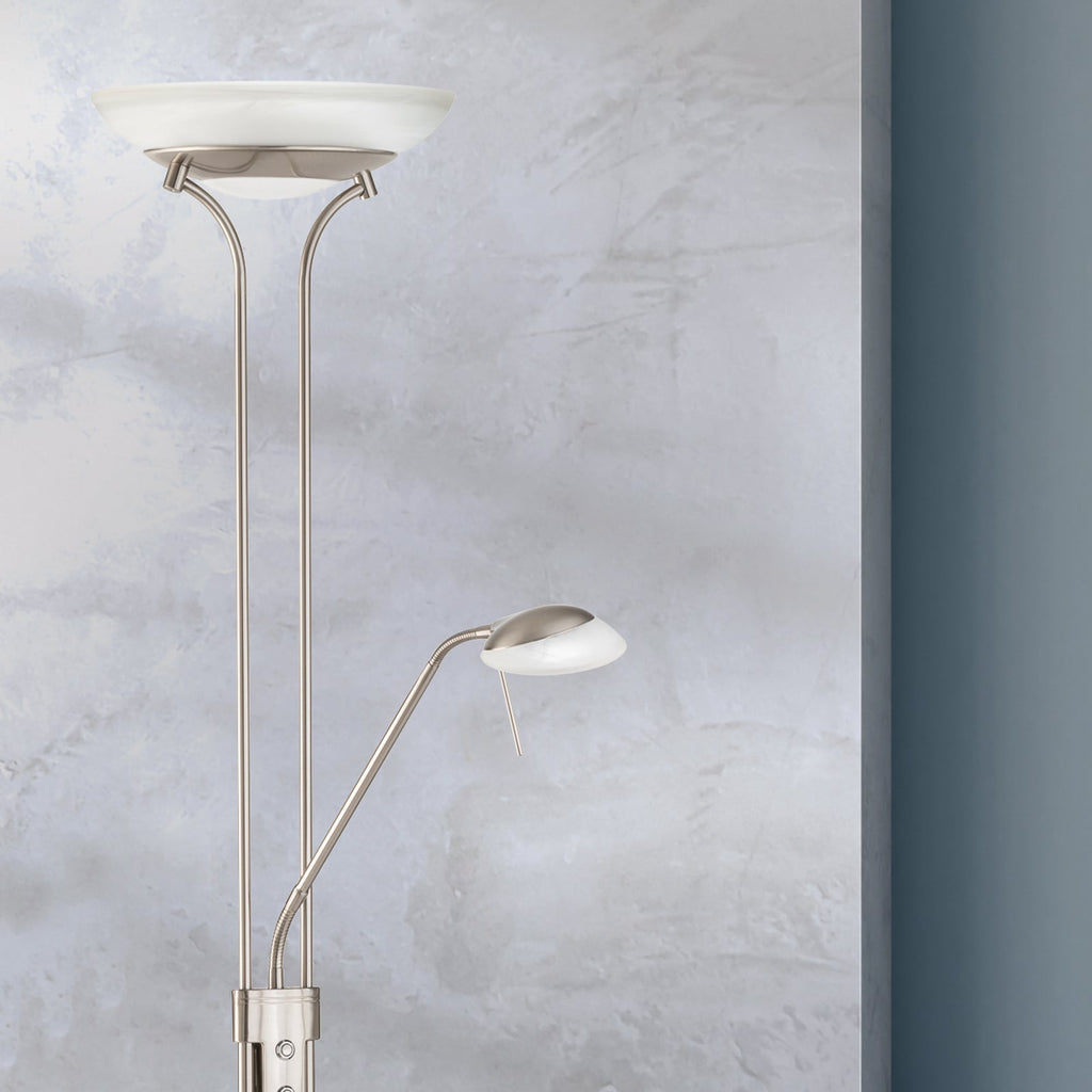 Detalj av lesearm på LED gulvlampe Pool med lesearm CCT dimbar