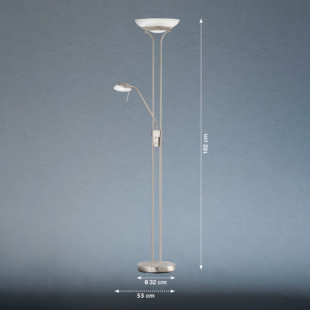 Montert LED gulvlampe Pool med lesearm CCT dimbar i rom
