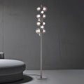 LED gulvlampe Popup 12-lys glass CCT dimbar H160 cm forfra