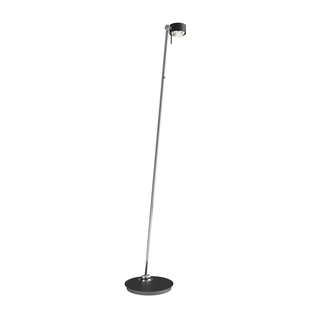 Detaljbilde av LED gulvlampe Puk! 80 Floor dimbar svart/krom
