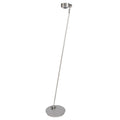 LED gulvlampe Puk Floor Mini Single matt nikkel forfra