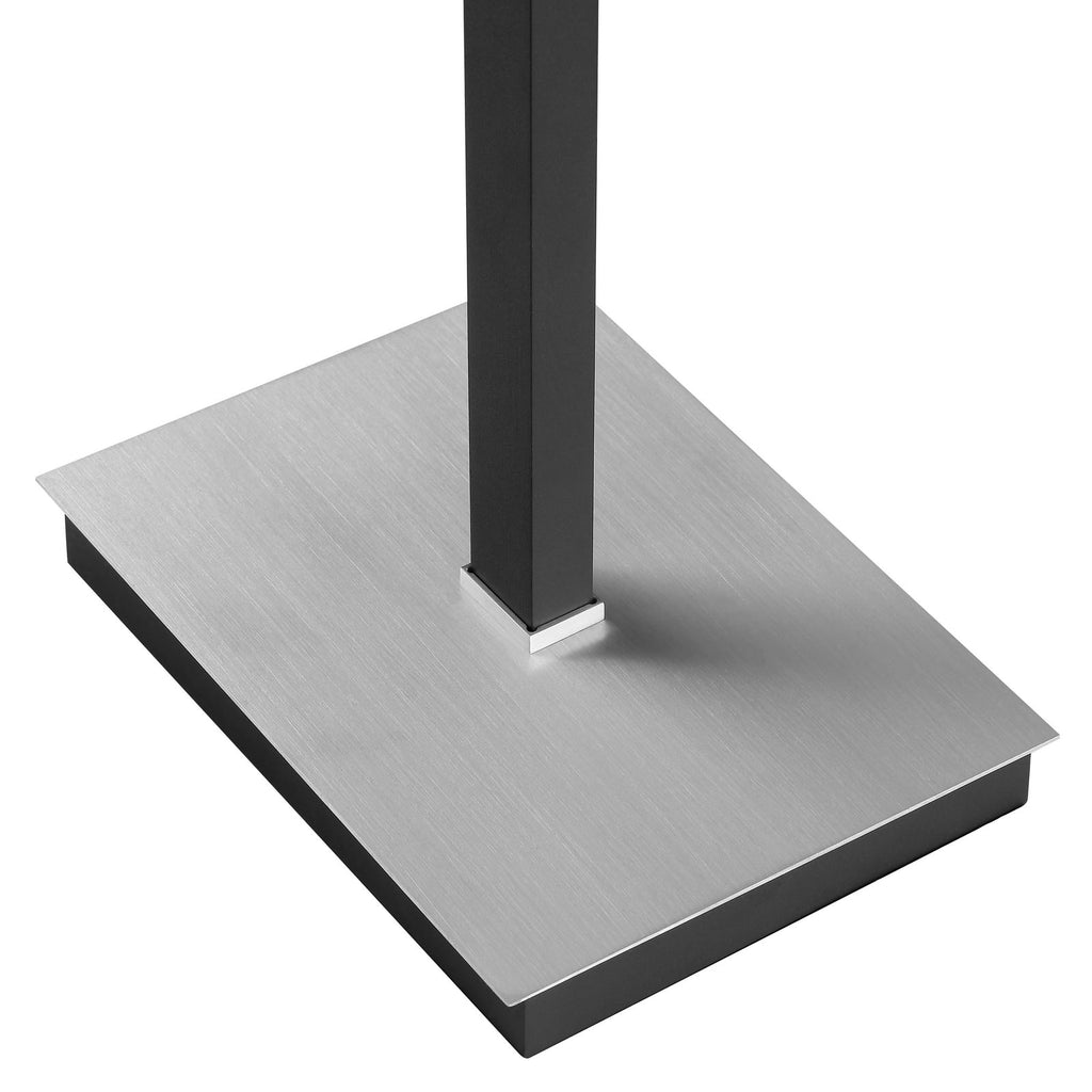 Detalj av LED gulvlampe Pulse dimbar svart med leselys