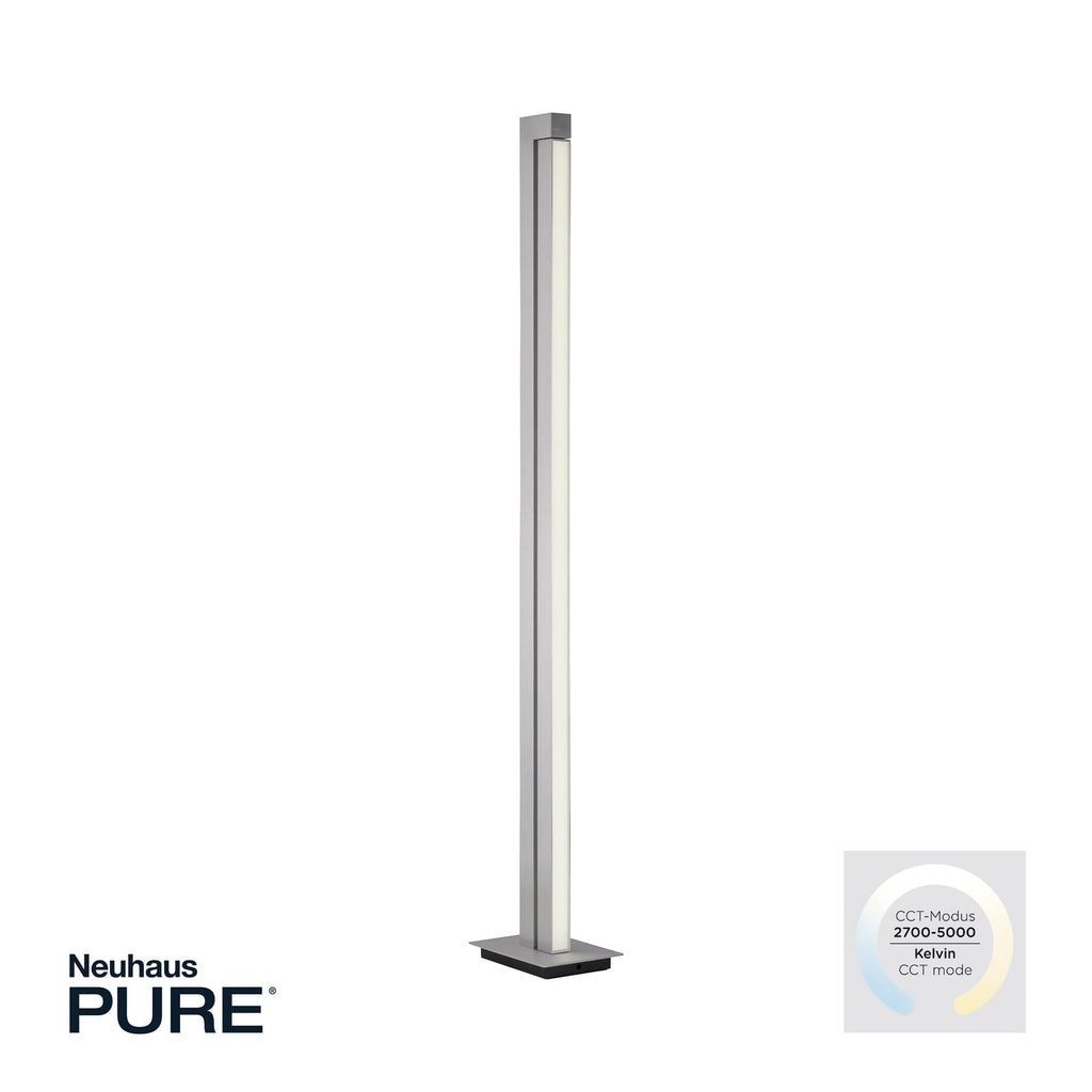 LED-gulvlampe PURE Lines Floor diamond 140 cm CCT dimbar montert i rom