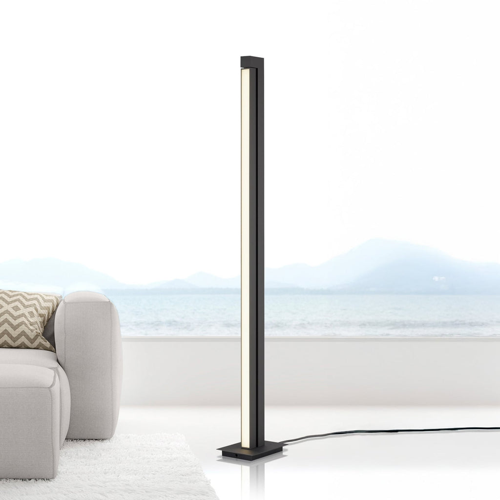 LED gulvlampe PURE Lines Floor grafitt forfra
