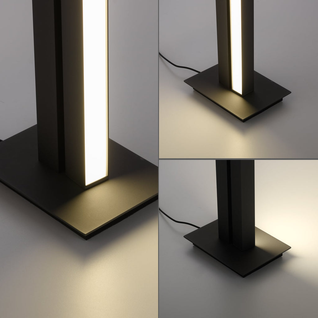 LED gulvlampe PURE Lines Floor grafitt på arbeidsbord