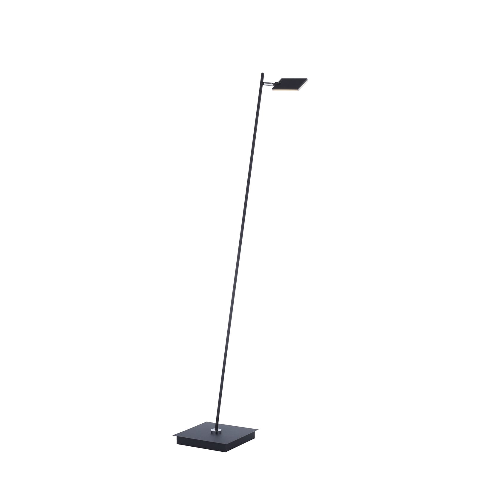 LED gulvlampe Pure Mira CCT dimbar med fjernkontroll med lys på