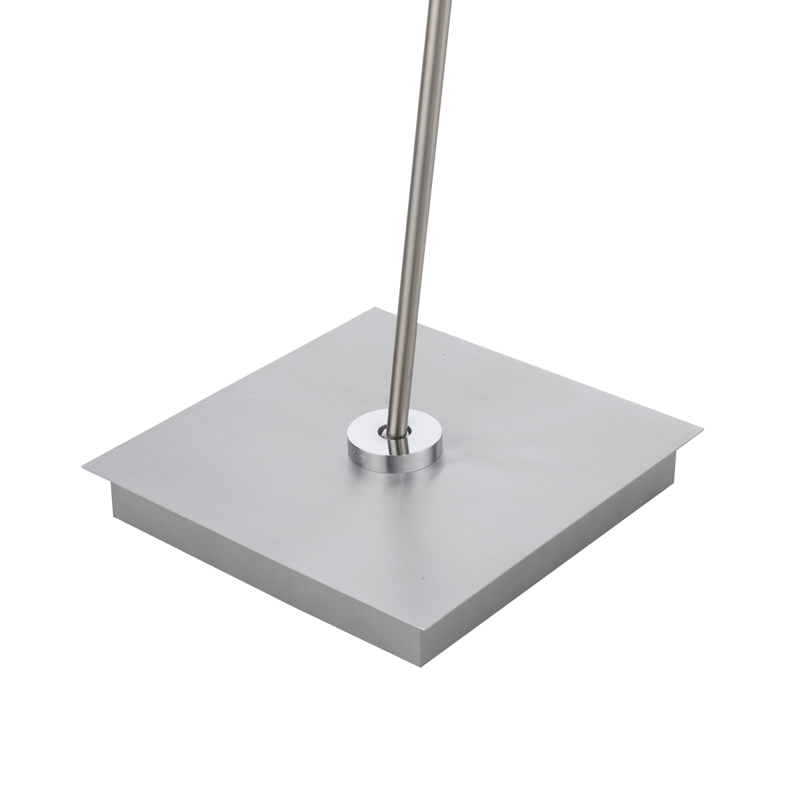 LED gulvlampe Pure Mira CCT dimbar med fjernkontroll sølv montert i rom