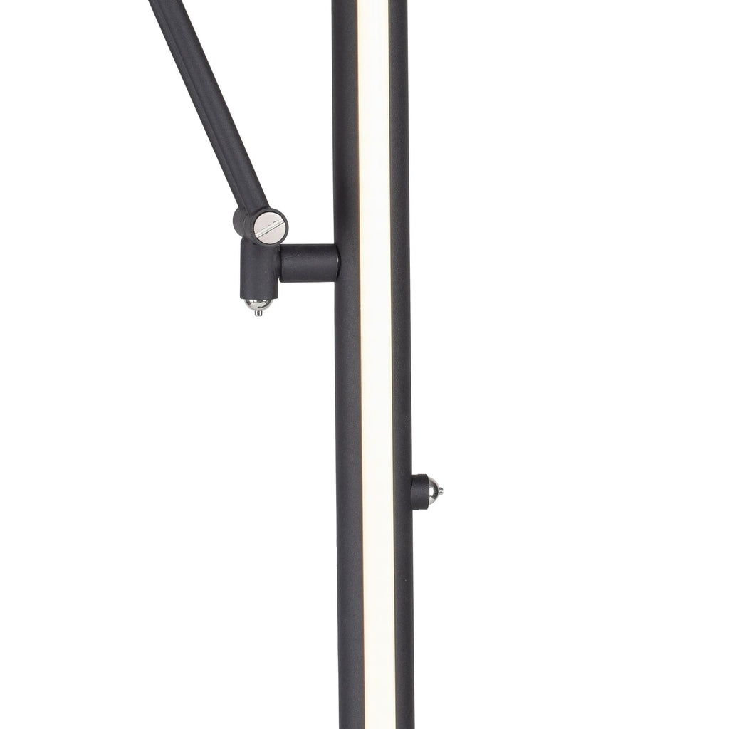 Montert LED gulvlampe PURE Mutil med leselampe i stue