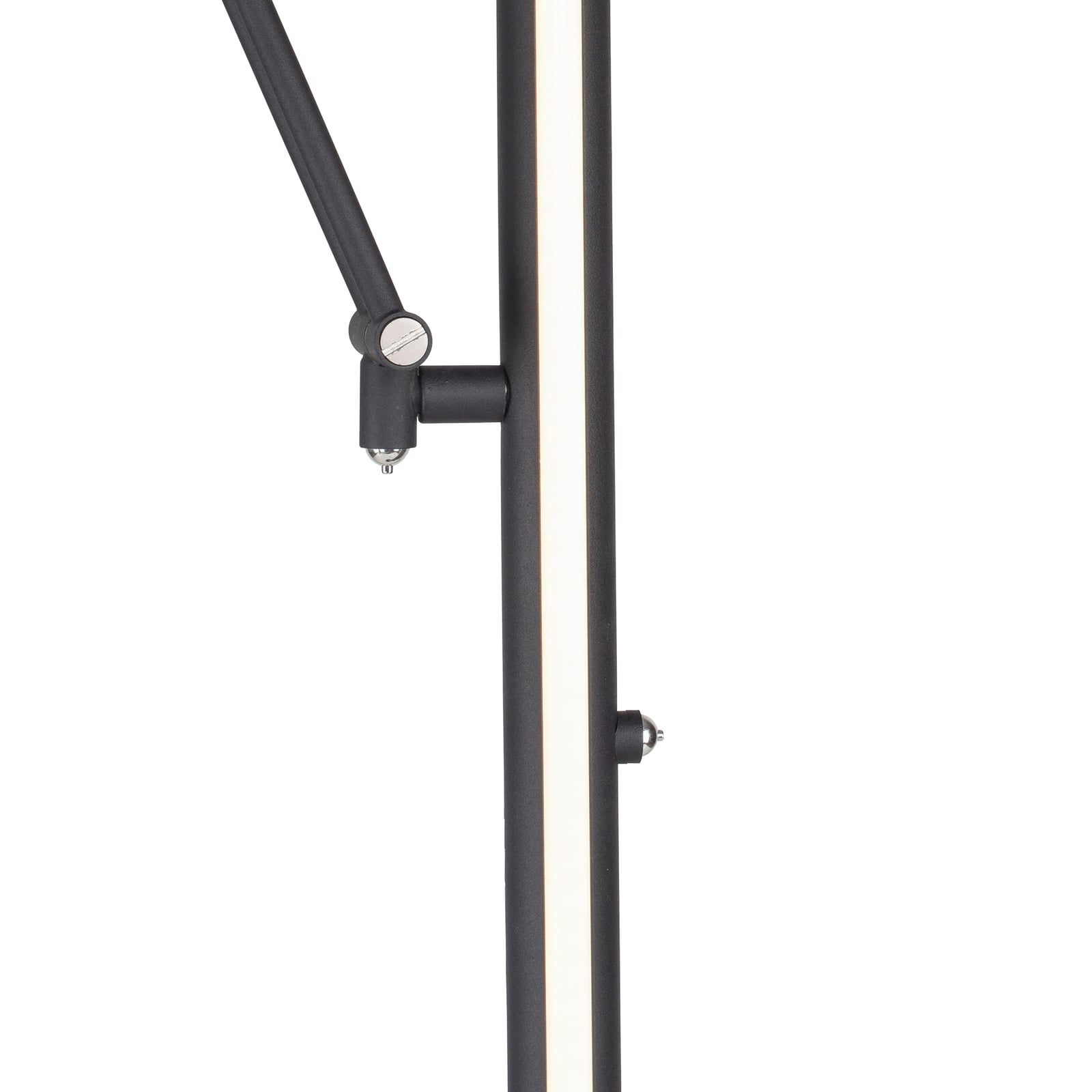 Montert LED gulvlampe PURE Mutil med leselampe i stue