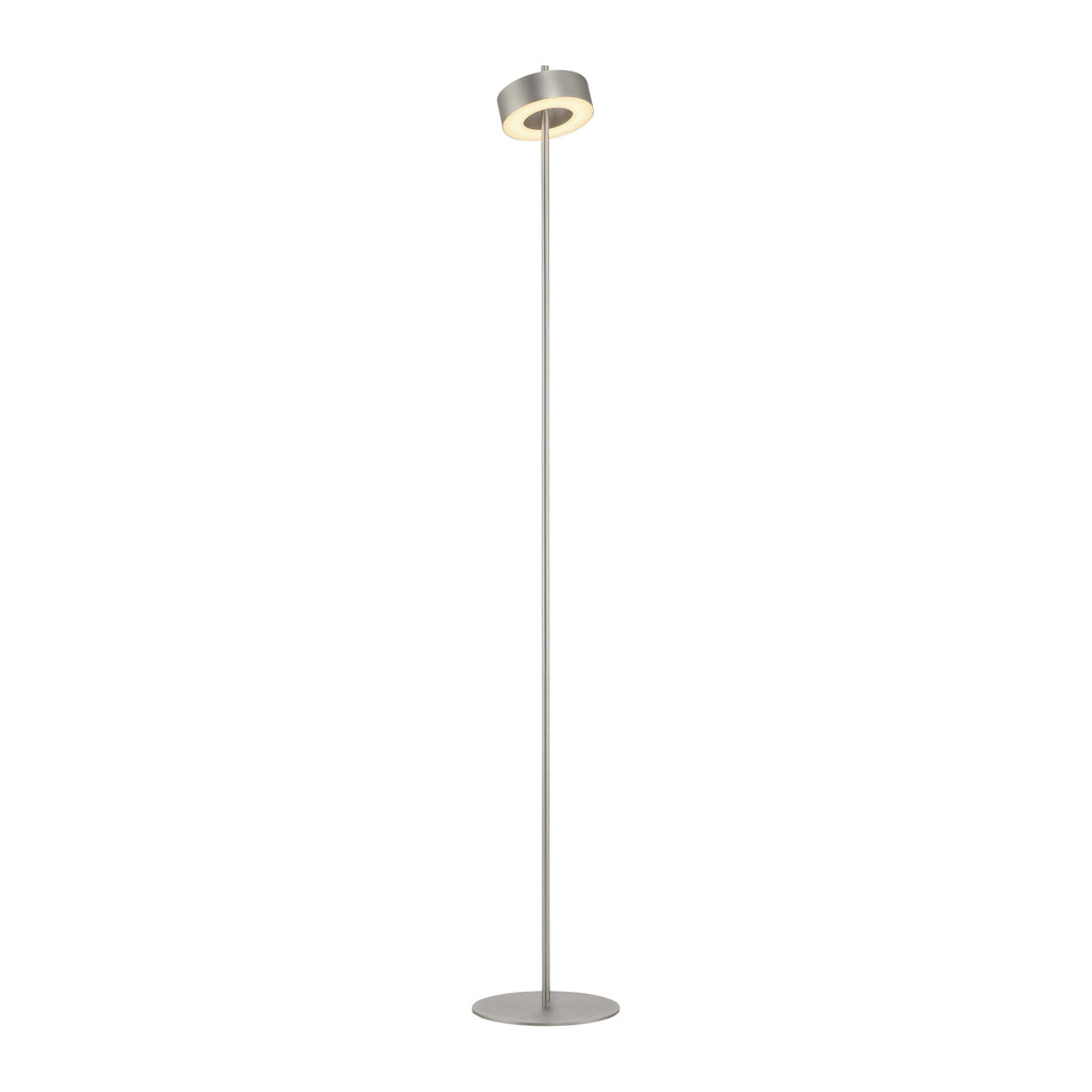 LED gulvlampe Q-Rotate dimbar aluminium CCT 140 cm detalj av lampe