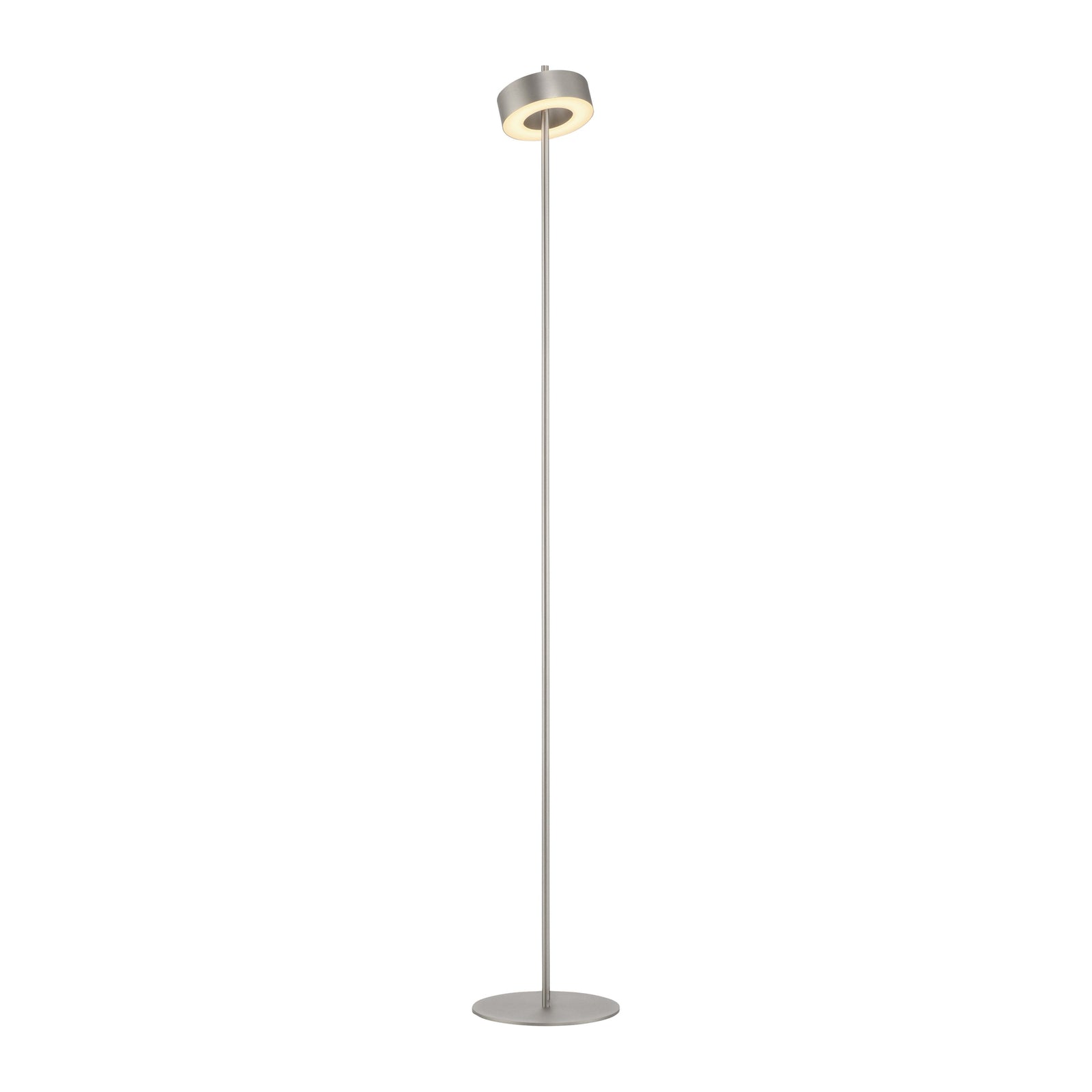LED gulvlampe Q-Rotate dimbar aluminium CCT 140 cm detalj av lampe
