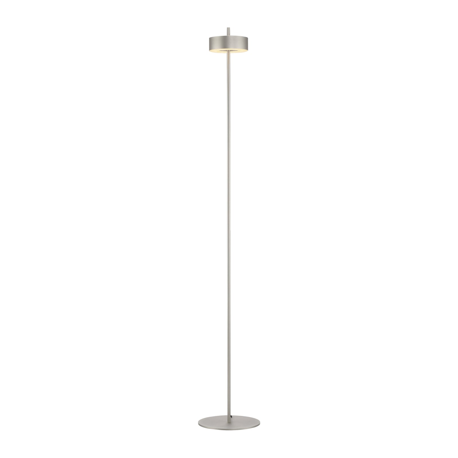 LED gulvlampe Q-Rotate dimbar aluminium CCT 140 cm montert i rom