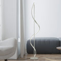 LED gulvlampe Q-Swing dimbar CCT stål 141 cm Zigbee forfra