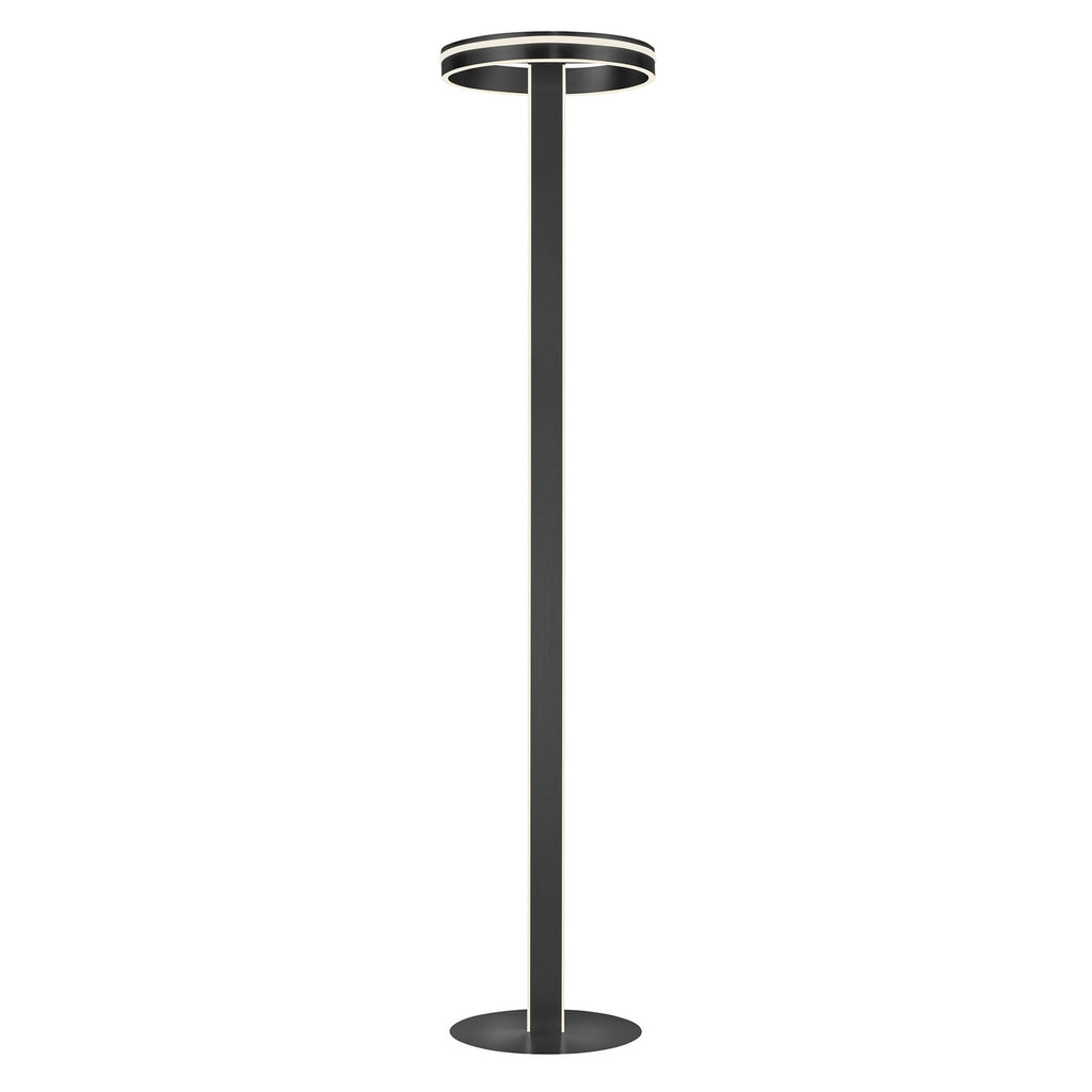 LED gulvlampe Q-VITO CCT dimbar Zigbee antrasitt detalj av lampearm