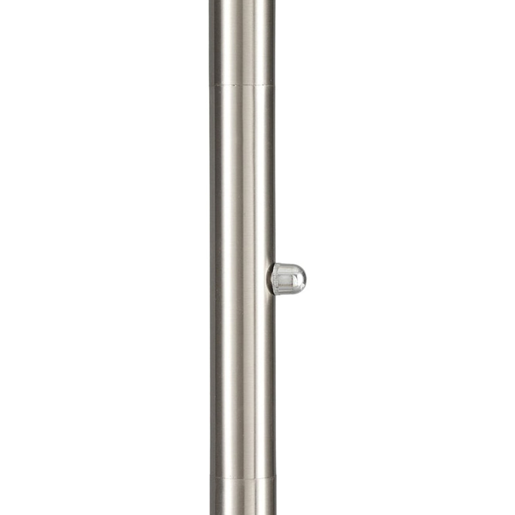 LED gulvlampe Ragna takflom matt nikkel detalj av fot
