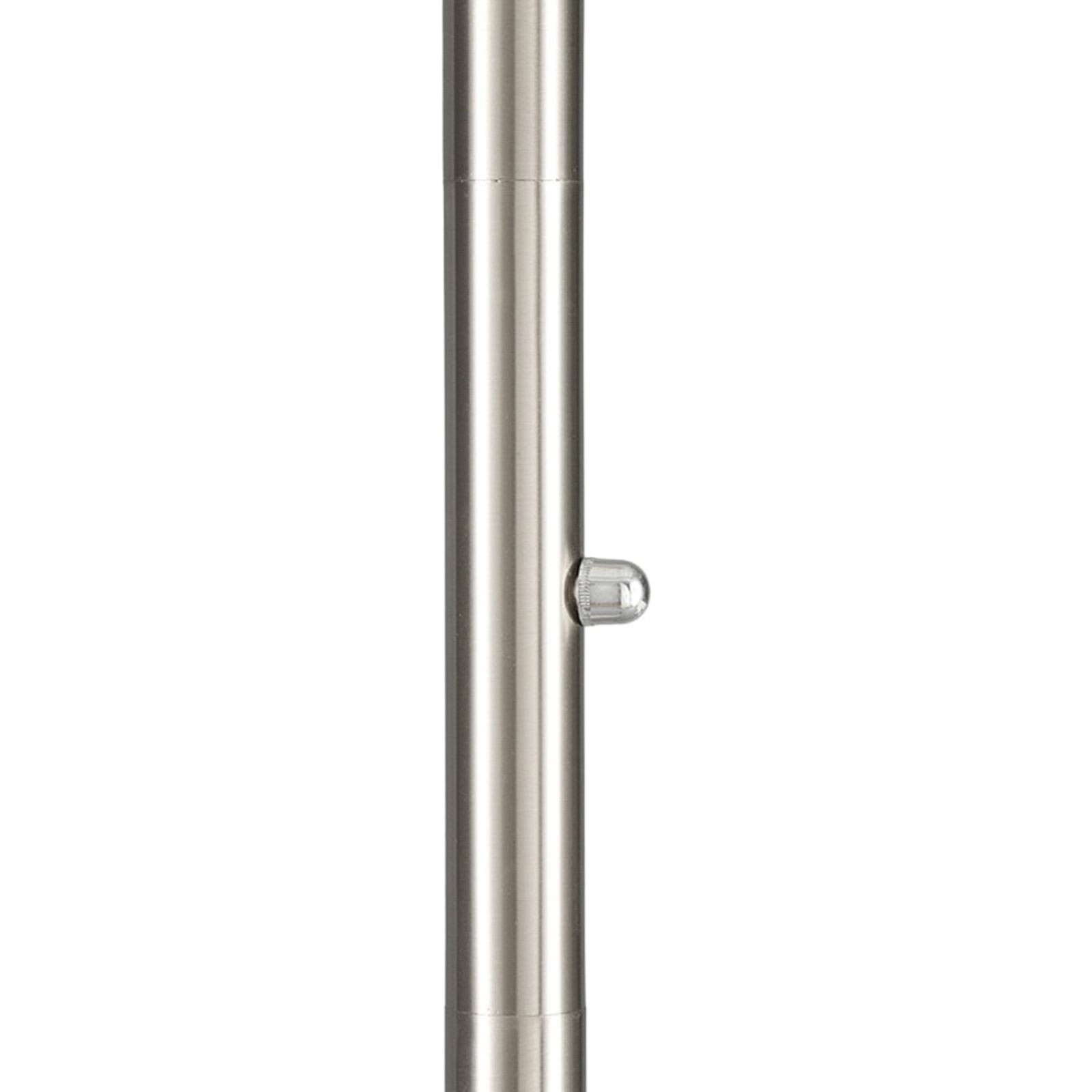 LED gulvlampe Ragna takflom matt nikkel detalj av fot