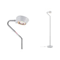LED gulvlampe Ramos dimbar svingbar hvit H141 cm forfra