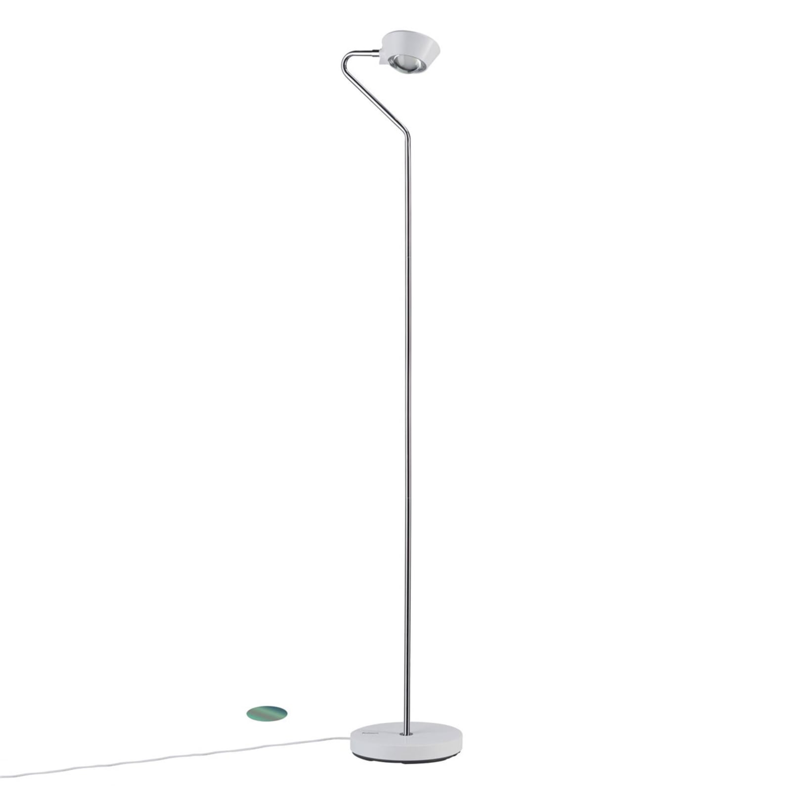 LED gulvlampe Ramos dimbar svingbar hvit H141 cm bakside