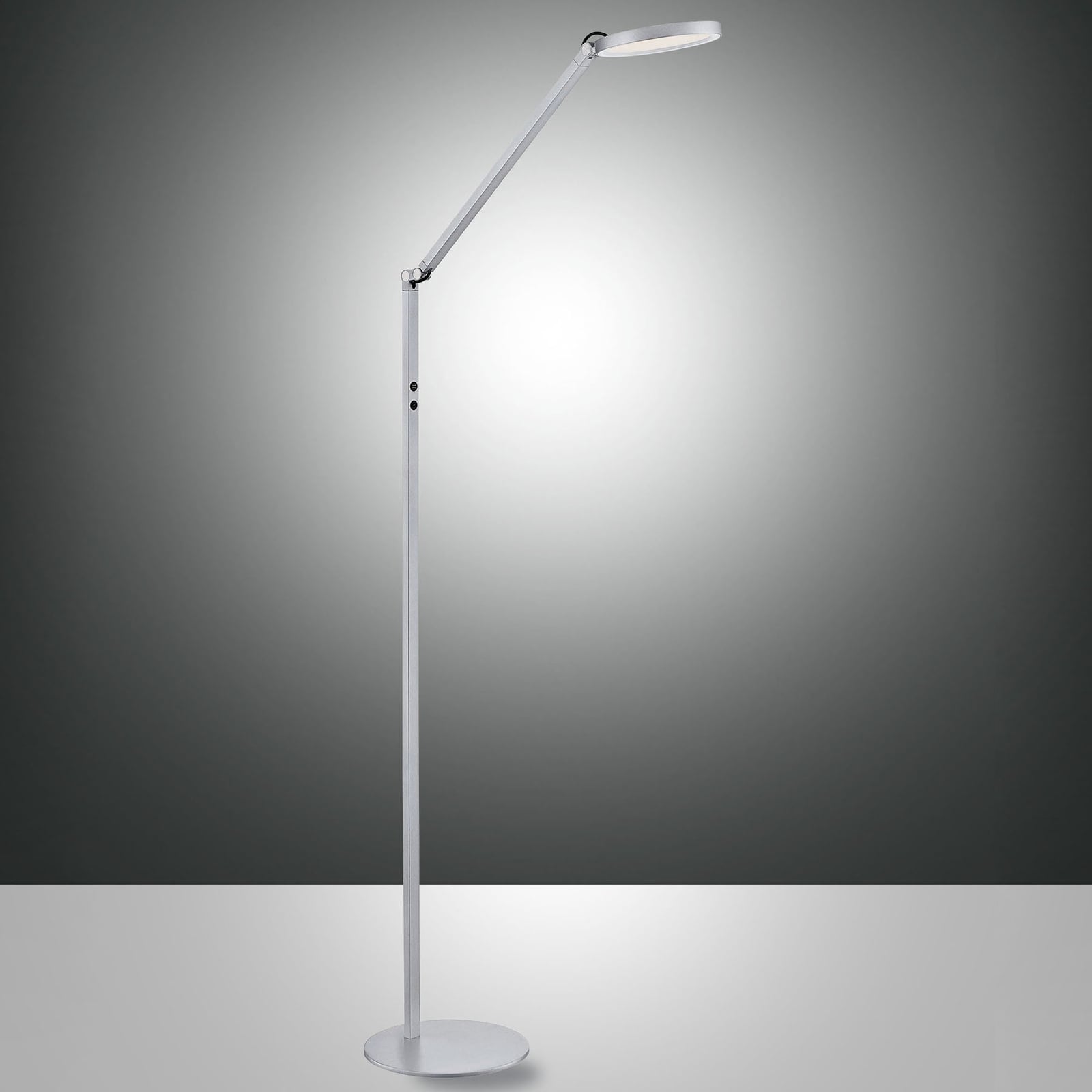 LED gulvlampe Regina dimbar aluminium 160 cm 9W bakside