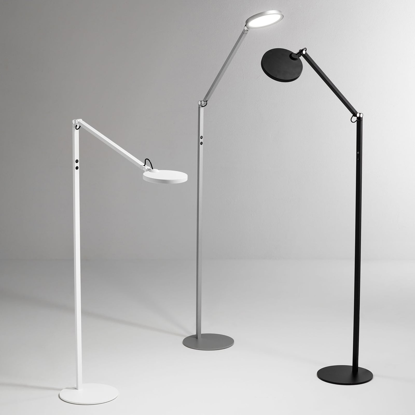 LED gulvlampe Regina dimbar hvit CCT 160 cm 9W detalj