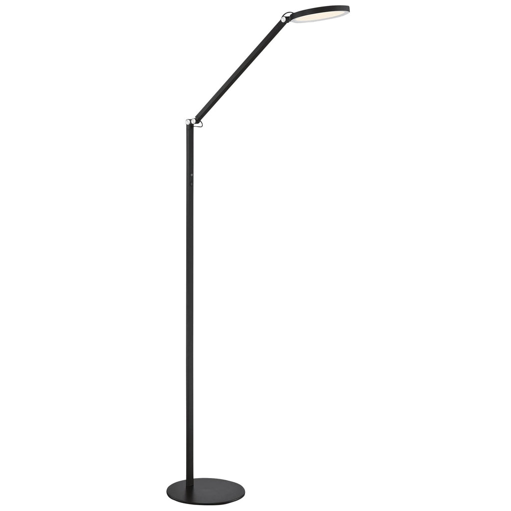 LED-gulvlampe Regina svart metall CCT dimbar 160 cm bakside