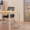 LED gulvlampe Resi leselampe dimbar justerbar aluminium forfra