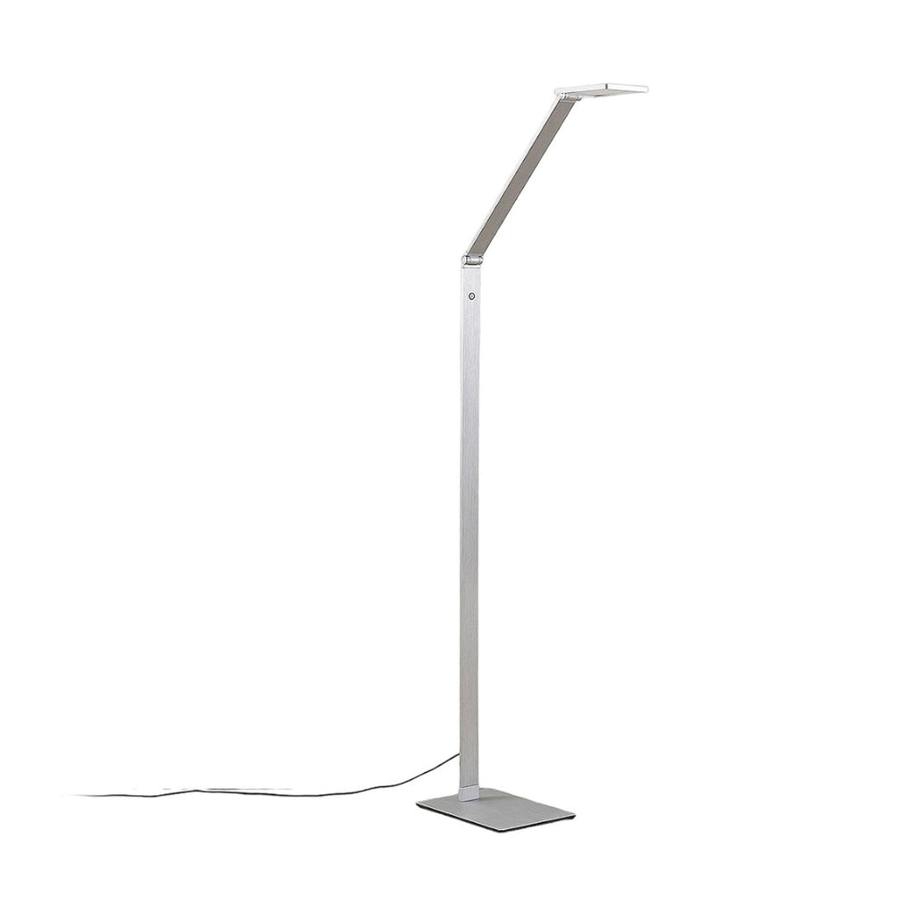 LED gulvlampe Resi leselampe dimbar justerbar aluminium detalj av lampehode