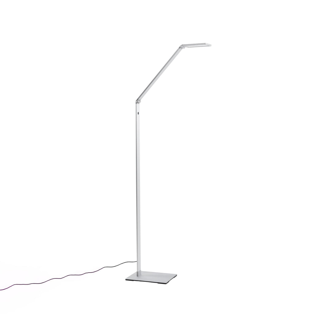 LED gulvlampe Resi leselampe dimbar justerbar aluminium montert i stue