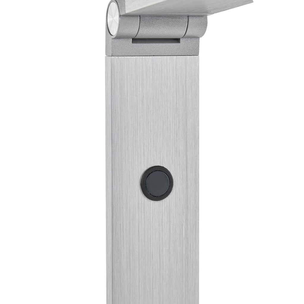 LED gulvlampe Resi leselampe dimbar justerbar aluminium i lesekrok