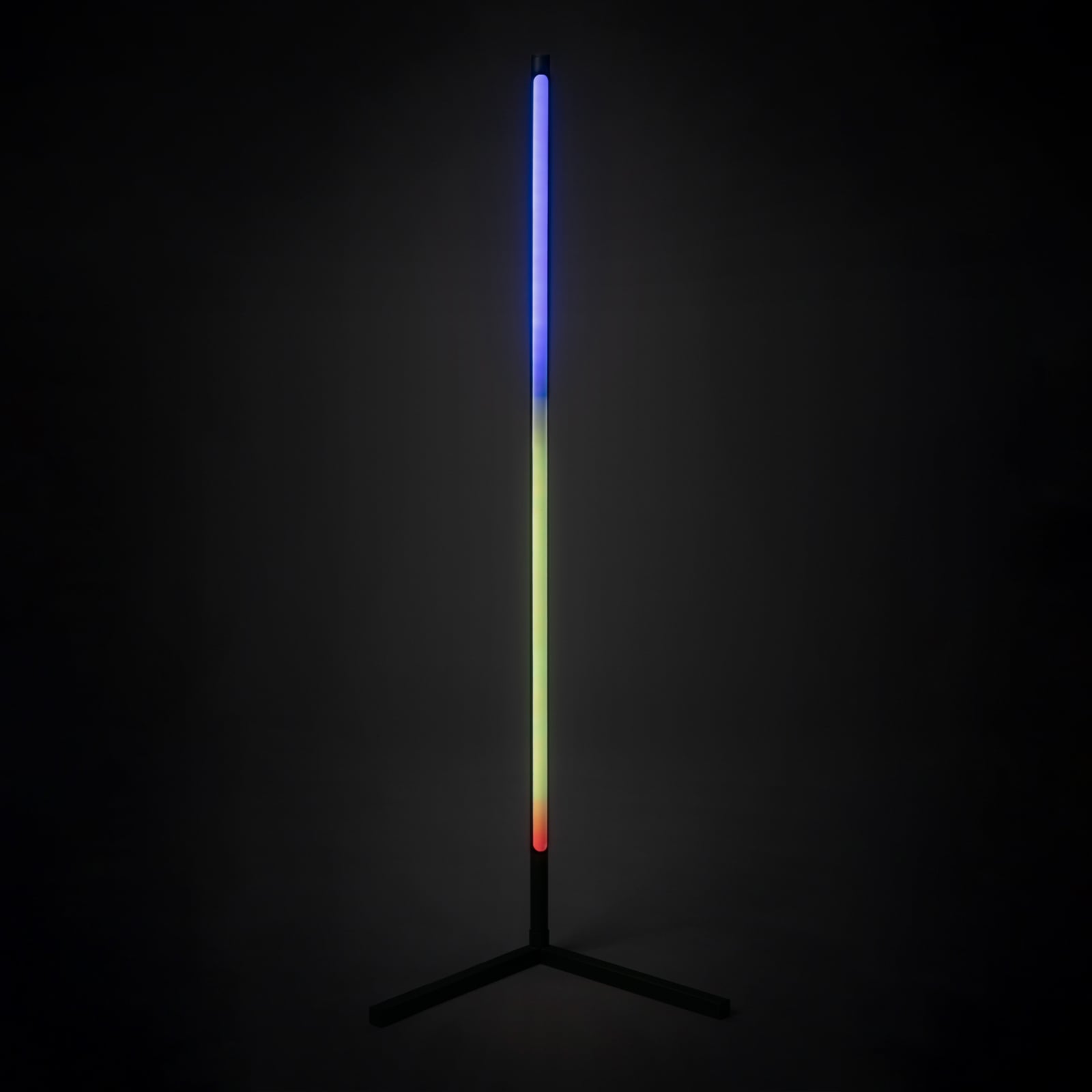 LED gulvlampe RGB dimbar svart 140 cm 22W - Lite Bulb Moments forfra