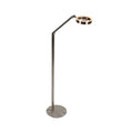 LED gulvlampe Ringlux stålfarget dimbar front