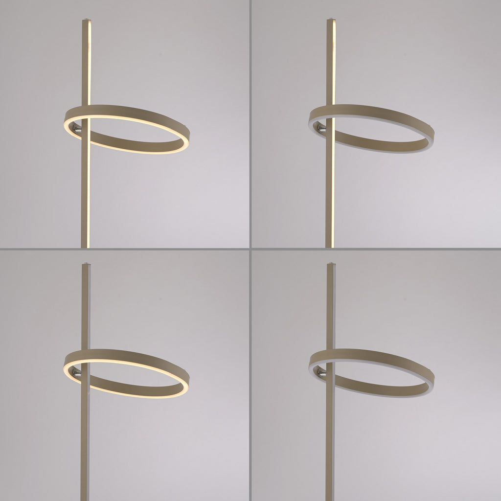 LED gulvlampe Ritus sand jern dimbar berøringsdimmer med kabel