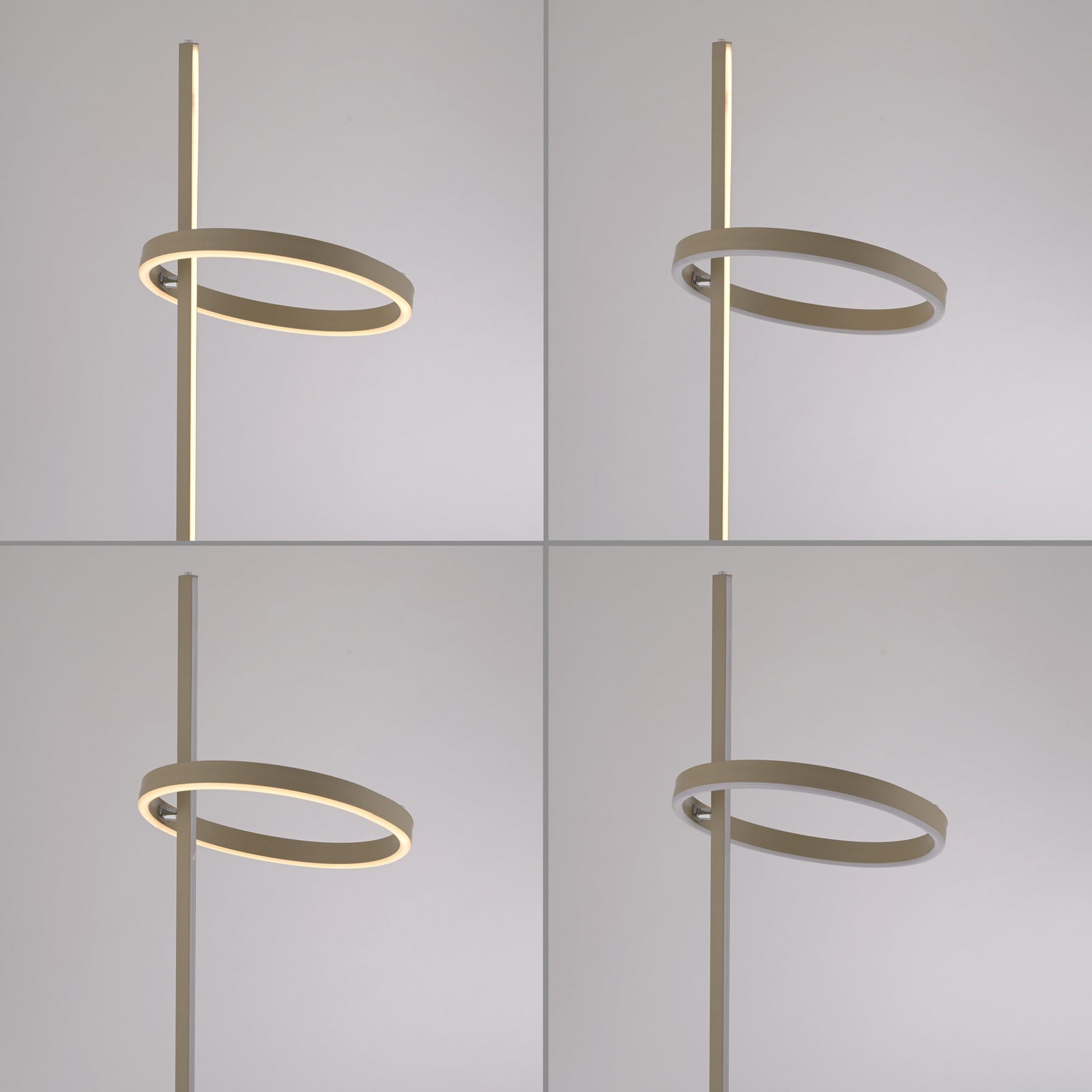 LED gulvlampe Ritus sand jern dimbar berøringsdimmer med kabel