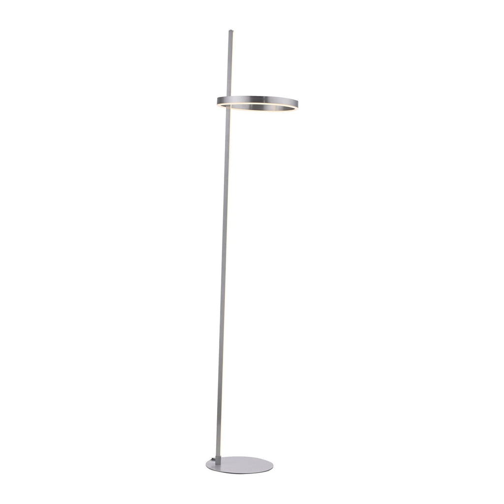 LED-gulvlampe Ritus sølv jern dimbar 3000K 160 cm nærbilde av lyskilde