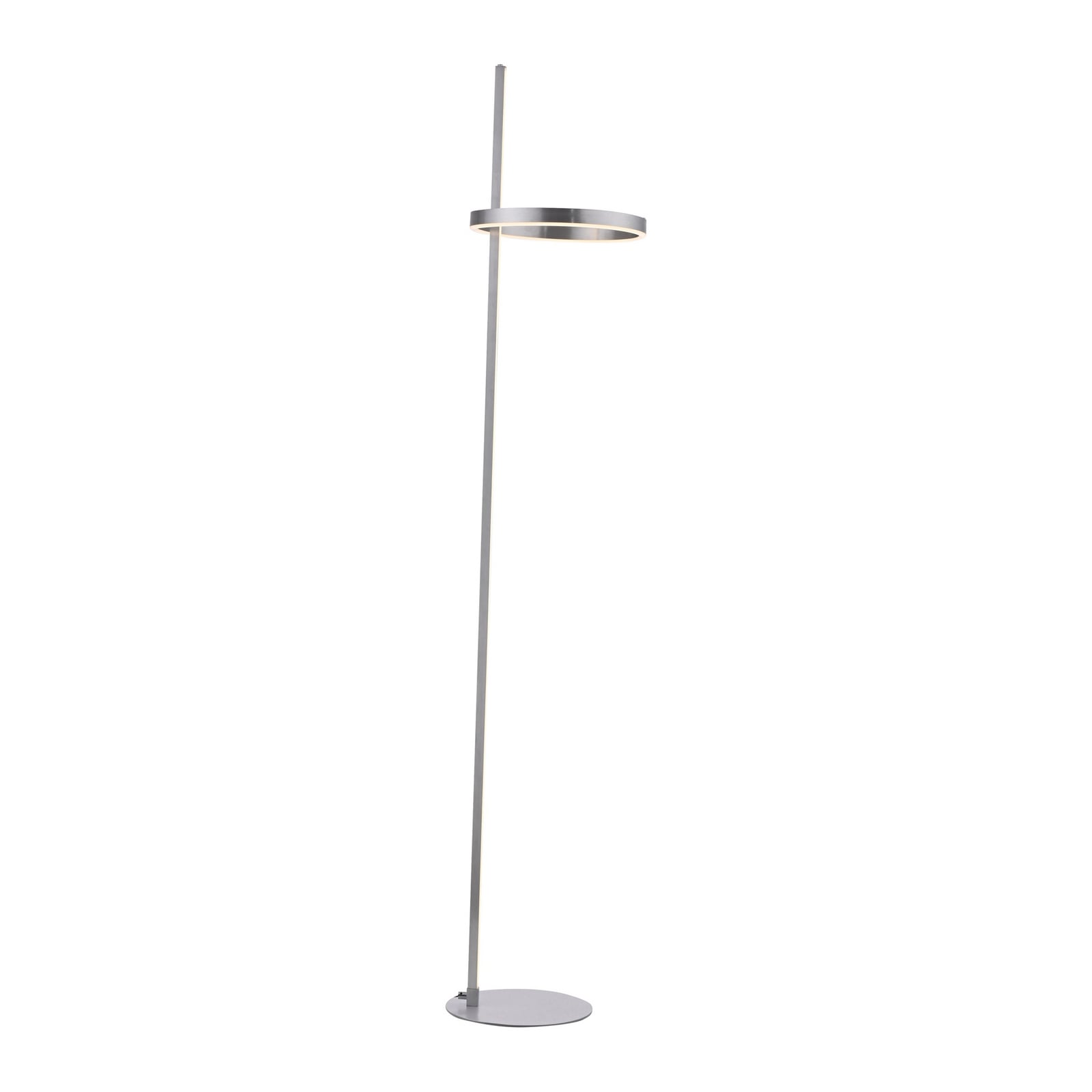 LED-gulvlampe Ritus sølv jern dimbar 3000K 160 cm nærbilde av lyskilde