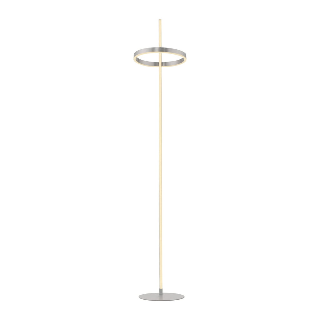 LED-gulvlampe Ritus sølv jern dimbar 3000K 160 cm lysdetalj