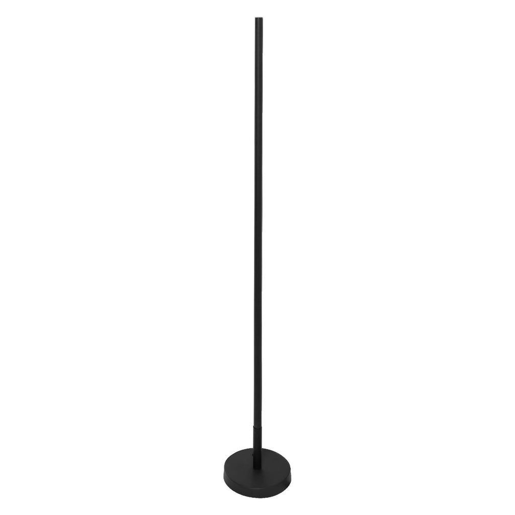 LED gulvlampe ROUND dimbar RGB CCT svart 140 cm WiFi montert i rom