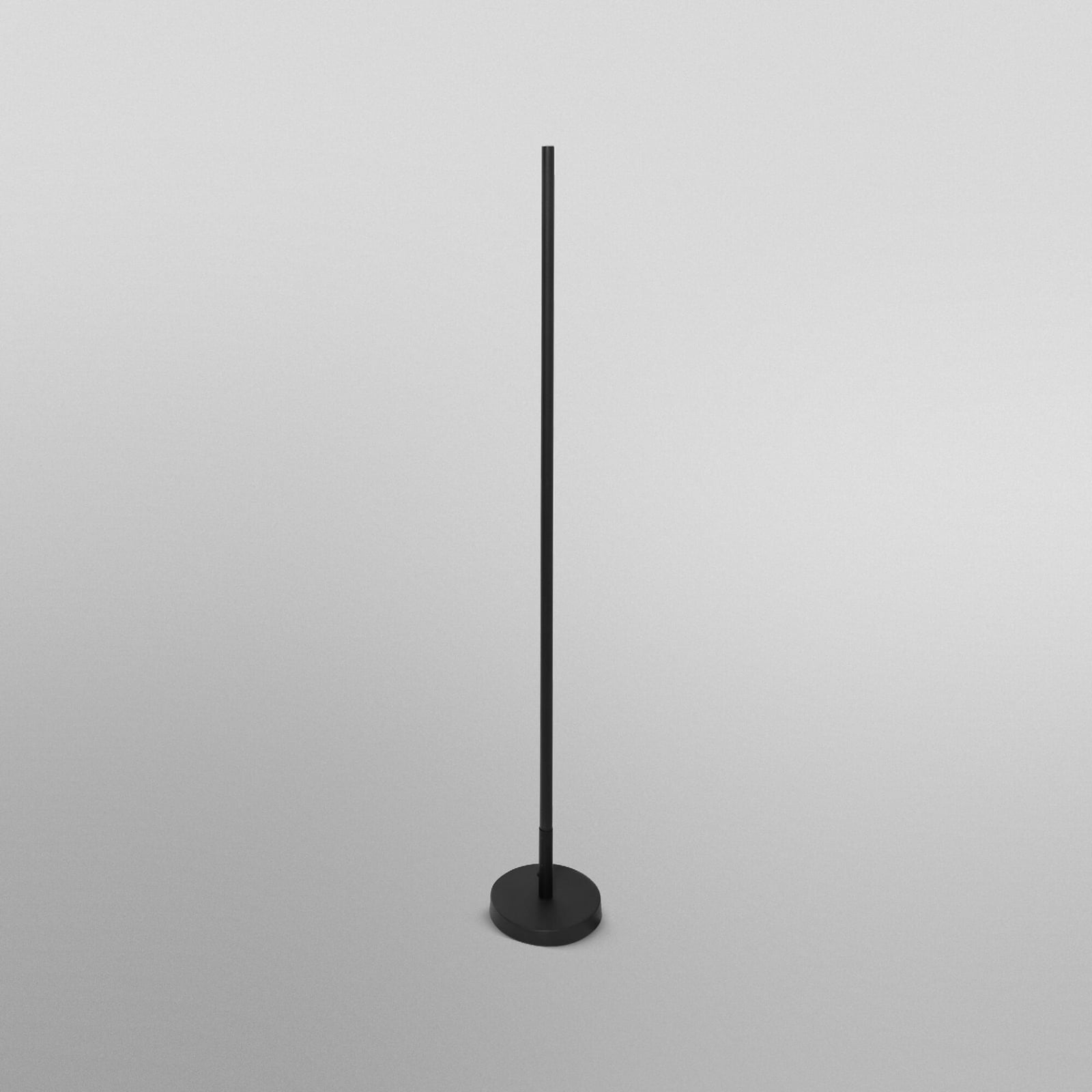 LED gulvlampe ROUND dimbar RGB CCT svart 140 cm WiFi app-styring
